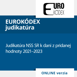 Judikat�ra NSS SR k dani z pridanej hodnoty 2021�2023 (ONLINE verzia)
