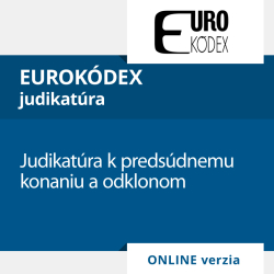 Judikat�ra k preds�dnemu konaniu a odklonom (ONLINE verzia)