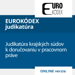 Judikat�ra krajsk�ch s�dov k doru�ovaniu v pracovnom pr�ve (ONLINE verzia)
