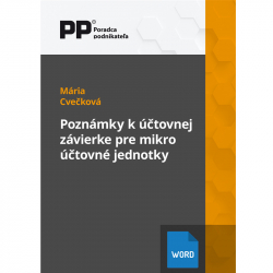 Pozn�mky k ��tovnej z�vierke pre mikro ��tovn� jednotky (za rok 2024)