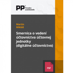 Smernica o veden� ��tovn�ctva ��tovnej jednotky � digit�lne ��tovn�ctvo