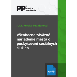 V�eobecne z�v�zn� nariadenie mesta o poskytovan� soci�lnych slu�ieb