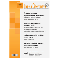 Dane a ��tovn�ctvo 1/2024