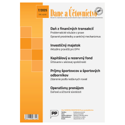 Dane a ��tovn�ctvo 7/2025