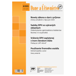 Dane a ��tovn�ctvo 8/2025
