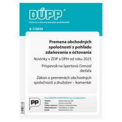 Da�ov� a ��tovn� poradca podnikate�a 6-7/2025