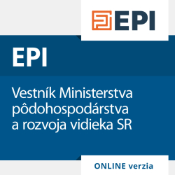 EPI Vestn�k Ministerstva p�dohospod�rstva a rozvoja vidieka SR