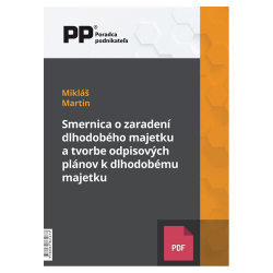 Smernica o zaraden� dlhodob�ho majetku a tvorbe odpisov�ch pl�nov k dlhodob�mu majetku