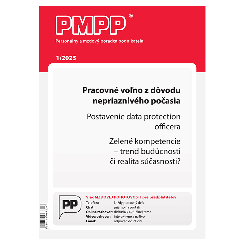 Personálny a mzdový poradca podnikateľa 1/2025